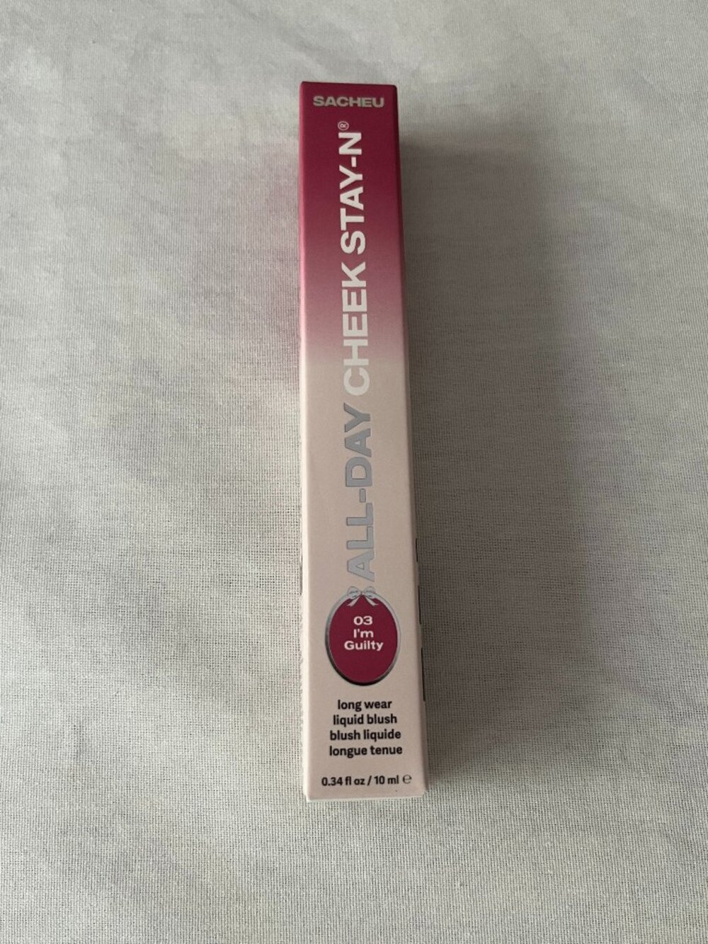 NEW in box Sacheu Beauty All-Day Cheek Stay-N 03 I’m Guilty - Nude Mauve